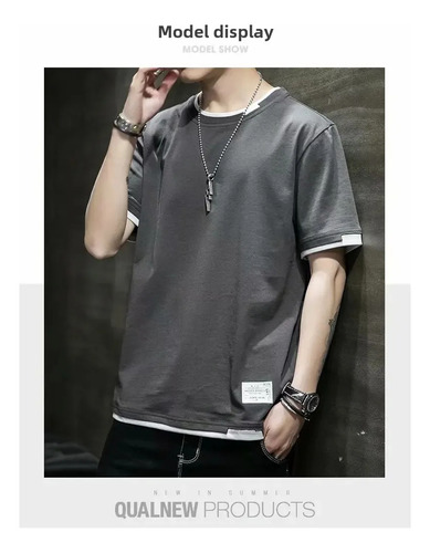 Camiseta Sin Mangas De Dos Piezas A Rayas Para Hombre