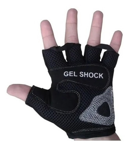 Guantes Gel Shock Ciclismo Barra