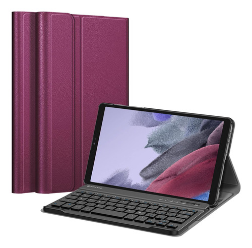 Fintie Funda Teclado Samsung Galaxy Tab A7 Lite 8.7 Purpura