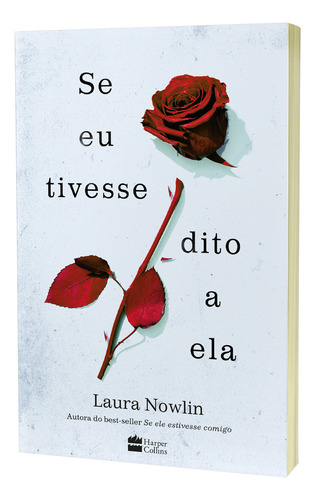 Livro Se Eu Tivesse Dito A Ela De Laura Nowlin edição 1 capa Mole 2024 Em Português Editorial Harpercollins Brasil