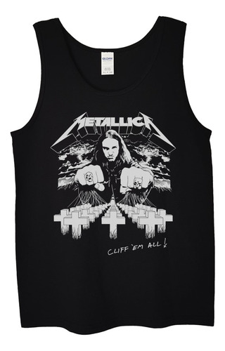 Polera Musculosa Metallica Cliff Em All Metal Abominatron