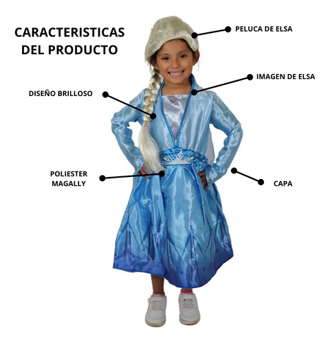 Disfraz Licencia Elsa Frozen Fantasy Ruz