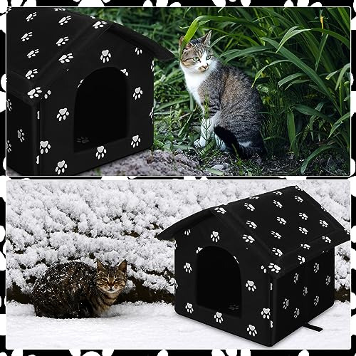 Casa Plegable Para Gatos, Resistente A Manchas, Interiores/e