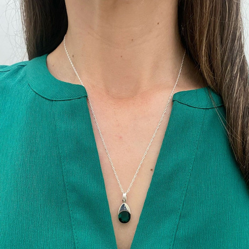 Imagen 7 de 9 de Cadena Tsunami 50 Cm De Plata Ley .925 Agálea Joyería