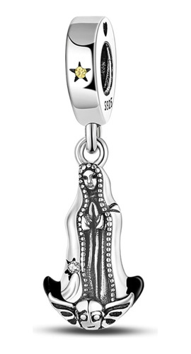 Dije Charm Virgen De Guadalupe Plata S925