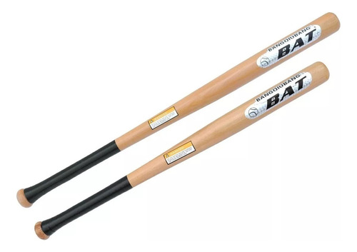 Bate De Baseball Madera Macizo 71cms