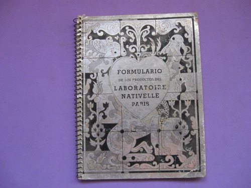 Antiguo Formulario De Productos Farmaceuticos Nativelle 1931