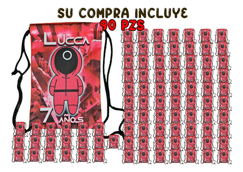 90dulceros Morralito Cumpleaños El Juego Del Calamar Mod 1