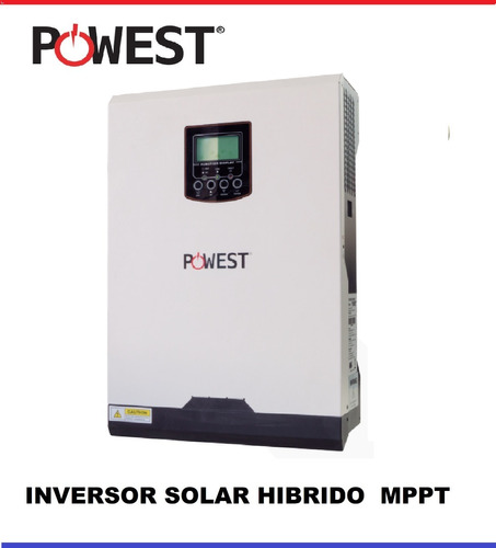 Powest Inversor Solar Hibrido 1kva 3kva 5kva