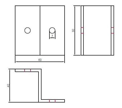 Imagen 5 de 5 de Soporte Z Para Panel Solar Coplanar A Techo Chapa Motorhome