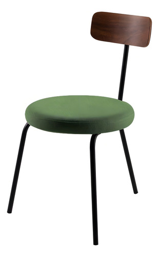 Cadeira Para Sala De Jantar Ego Verde/preto Di