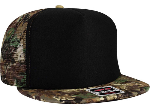 Otto Gorra Snap Camuflaje 5 Paneles Corona Alta Malla Gorra