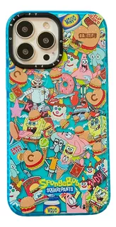 Funda Bob Esponja Para iPhone 11/12/12/14 Estilo Casetify