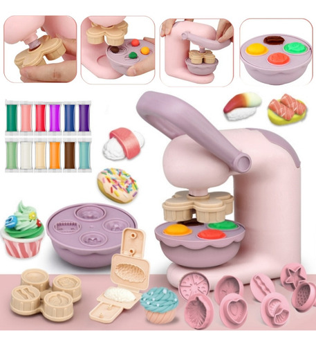 Juego De Moldes Para Hacer Hamburguesas De Plastilina Para N