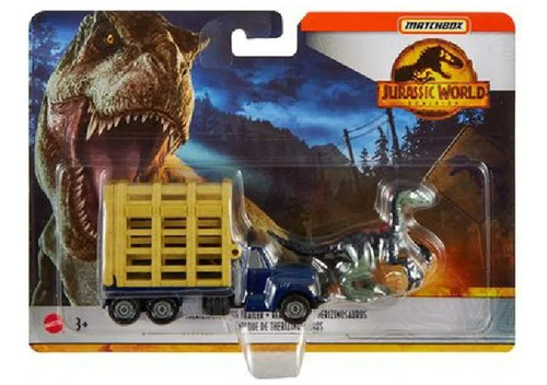 Jurassic World Matchbox Vehículo Transportador Fmy31 Mattel
