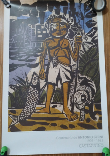 Póster Lámina Museo Castagnino. Municipio Rosario. X Unidad (Usado)