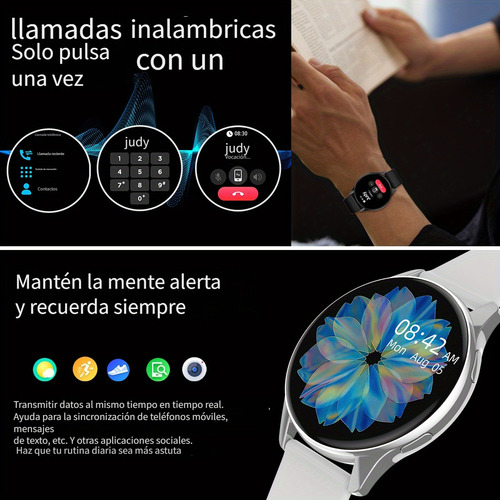 Reloj Inteligente Bluetooth Con Función De Recordatorio De M
