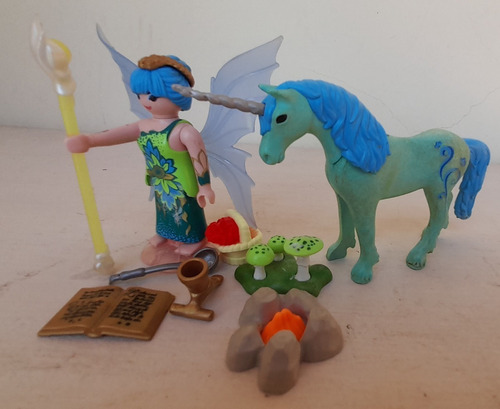 Imagen 8 de 8 de A Playmobil 5441 Hada Con Unicornio Playlgh