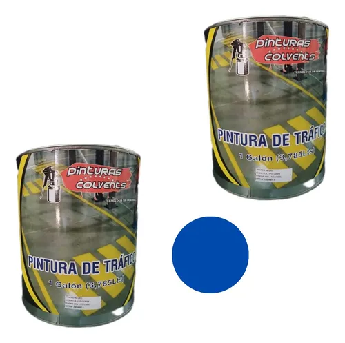 comprar Pintura De Trafico Color Azul Rey. Alto Brillo. Galón