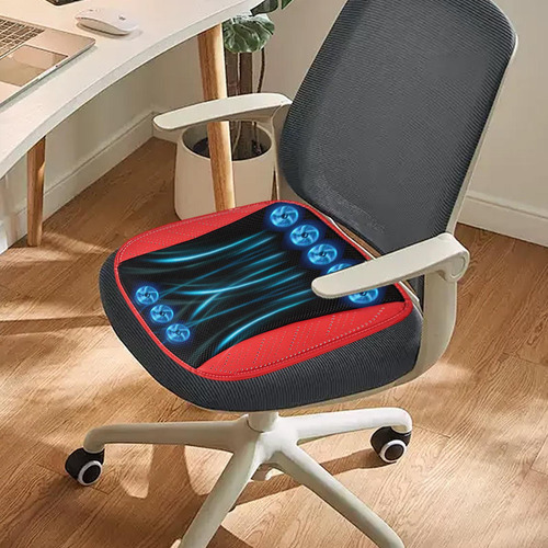 Cojín Refrescante Para Asiento De Auto Con Ventilador