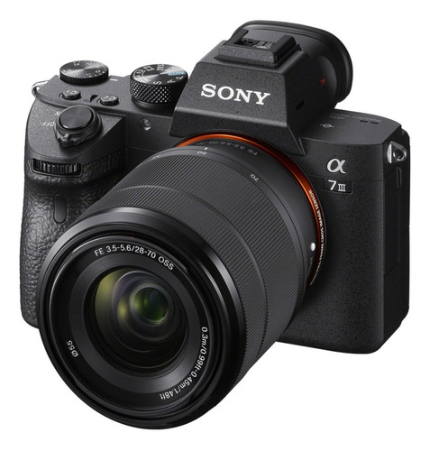 Cámara Sony A7iii + Lente 28-70mm.