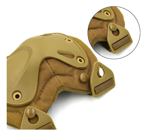 Rodilleras Coderas Indumentaria Táctica Militar Paintball