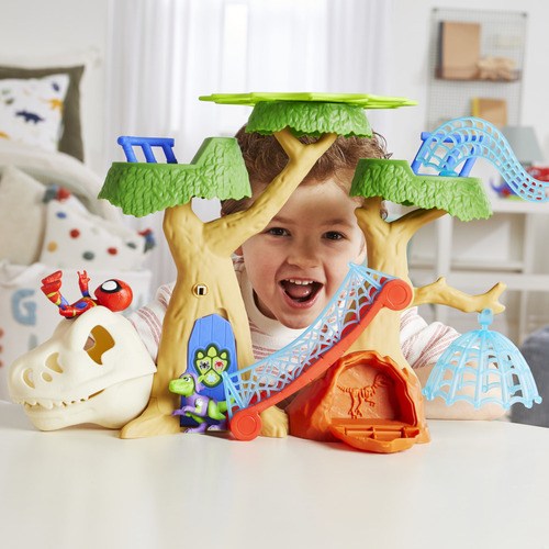 Set Dino-árbol Arácnido Spidey Y Sus Sorprendentes Amigos