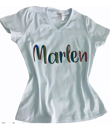 Playera Personalizada  Arcoiris 