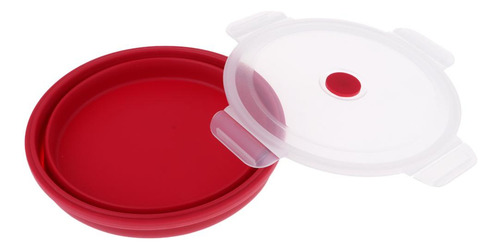 Cuenco Plegable De Silicona Rojo 900 Ml