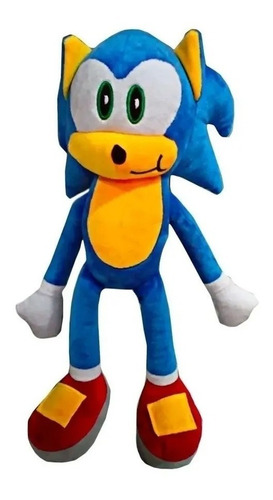 Peluche Muñeco Sonic 42cm Alto Felpa Suave Grande