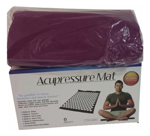 Mat Para Pilates/yoga Set Yoga Acupresión Con Almohadilla