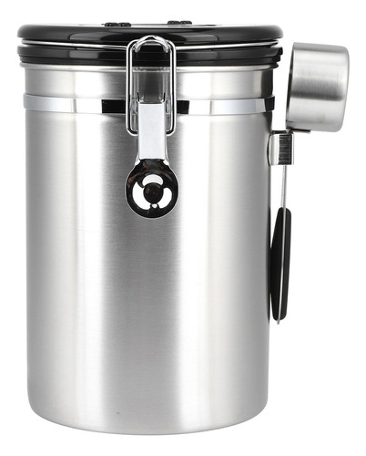 N Recipiente De Almacenamiento De Granos De Café De Acero