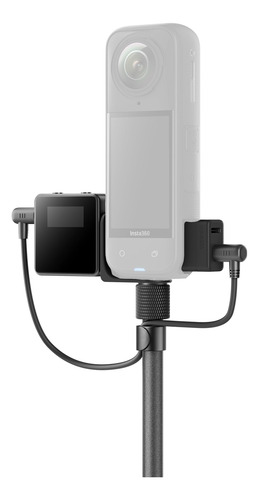 Micrófono Cold Shoe Insta360 X5 Para Micrófonos Rojos Inalám