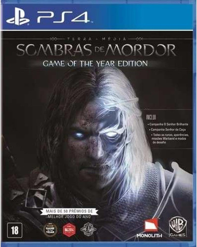 Sombras De Mordor Game Of The Year Edition Em Português Ps4 