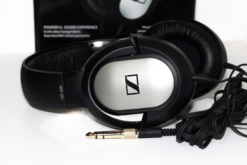 Auricular Sennheiser Hd 206 Cerrado Color Plata