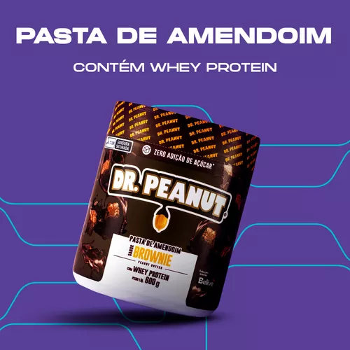 Dr. Peanut Sabor Brownie - Pasta De Amendoim 600g