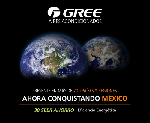 Aire Minisplit Gree Frío 36000 Btu 3 Ton 220v Solo Frío