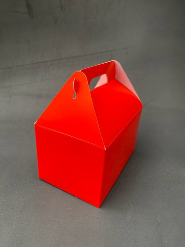 Cajita/valijta Navideña Regalo-frutos Secos 10 Und 15x9x10 Rojo