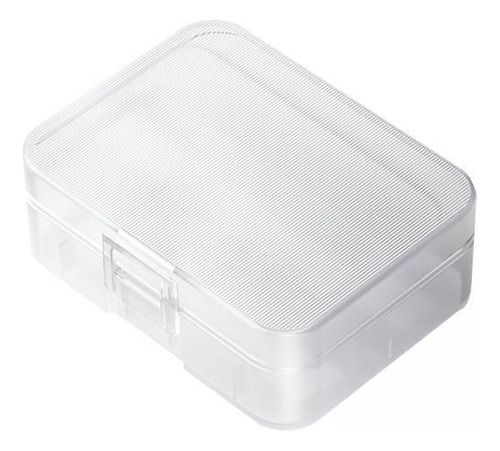 2 Caja De Almacenamiento De Batería De Plástico 2 Piezas