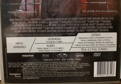 Imagem 3 de 4 de Dvd - Chicago - Richard Gere
