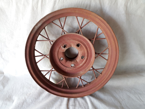 Roda Raiada Ford 1930 1931 Para Reforma Ou Decoração Aro 19 (Usado)