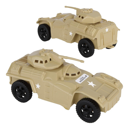 Timmee Recon Patrol Coches Blindados - Tan Plasticmen Scout.