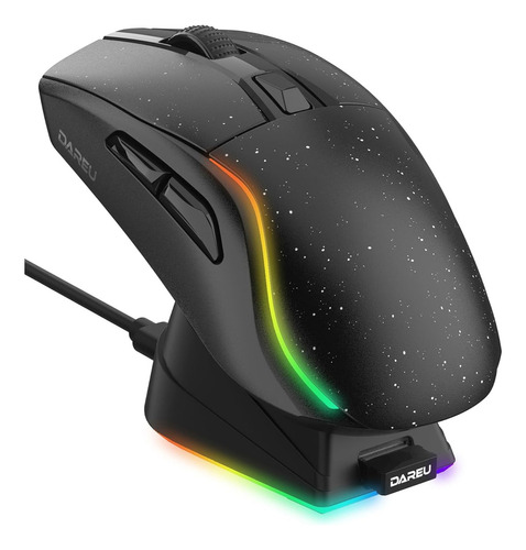 Mouse 
gamer inalámbrico recargable Dareu  A950 A950 negro