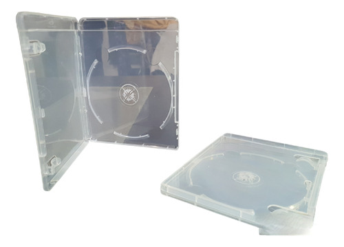 Cajas Blu Ray Transparentes Con Logo X10 Unid. 