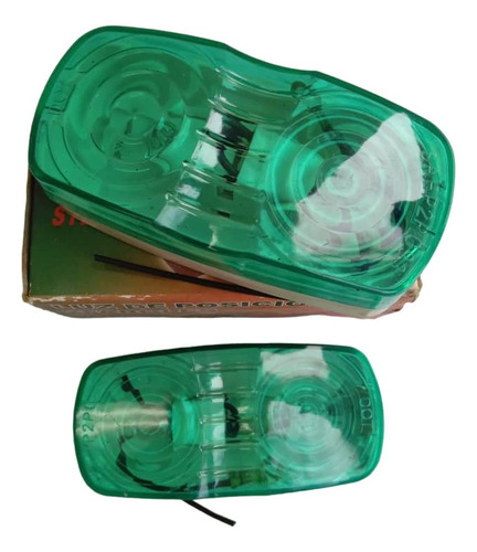 Faros Esquineros 2 Bombillos Color Verde El Par 