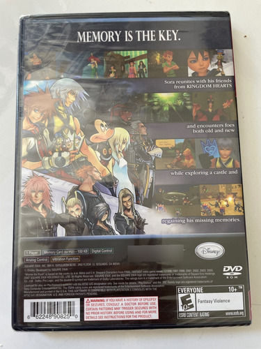 Kingdom Hearts - Chains Of Memories Playstation 2 Original