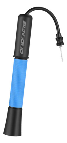 Bomba De Bola Bomba De Ar Manual Conveniente Preto E Azul
