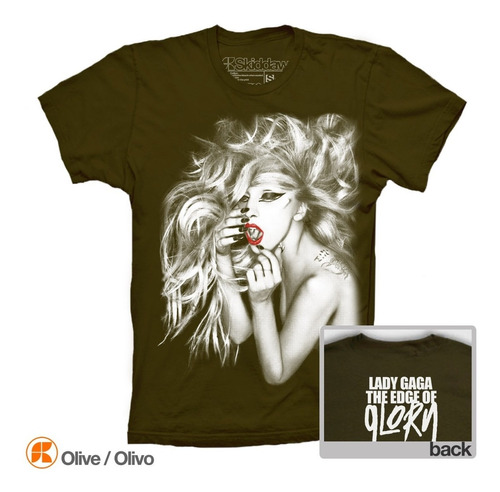 Playeras Lady Gaga Born This Way The Edge Of Glory Skiddaw