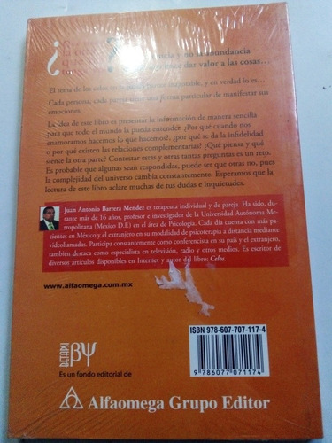 Imagen 2 de 2 de Libro Celos Qué Tiene La Otra Que No Tenga Yo Barrera Méndez