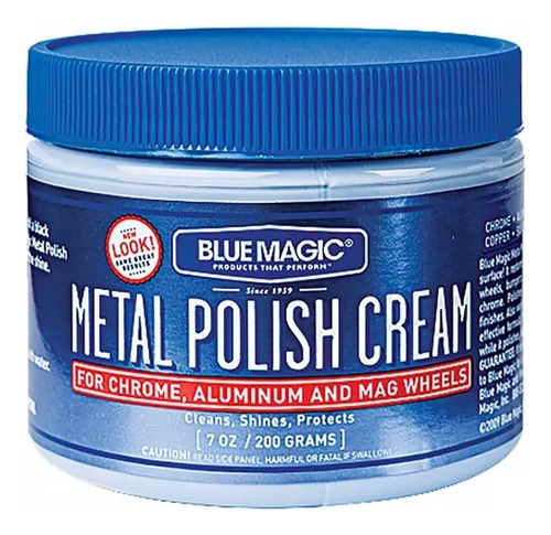 Blue Magic Crema Pulidora Metales Limpia Brilla Protege 198g